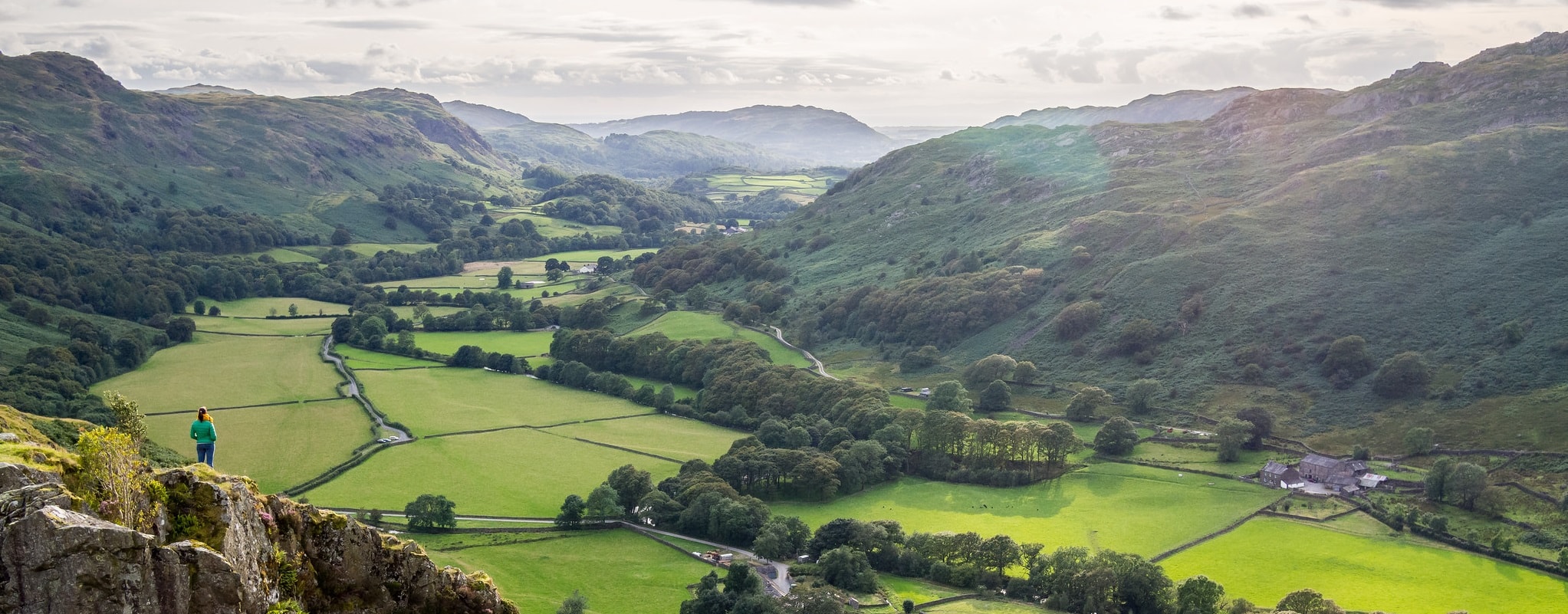 Eskdale valley in the Lake District